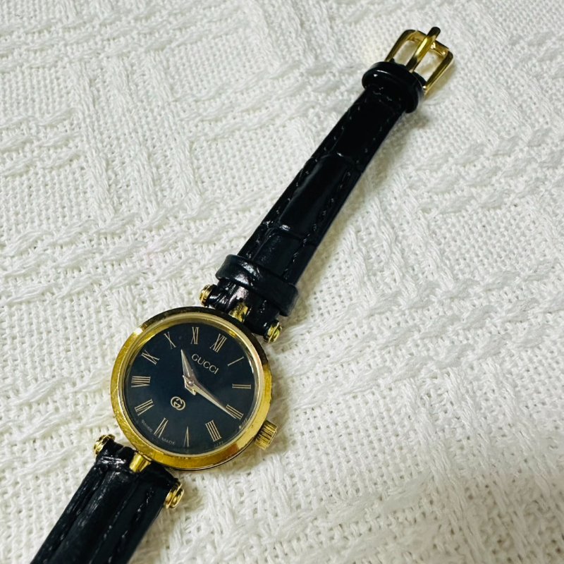 GUCCI 雪莉系列石英手錶 Vintage✨-0