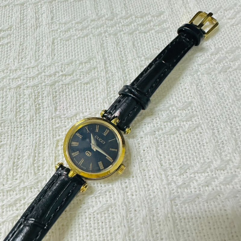 GUCCI 雪莉系列石英手錶 Vintage✨-0