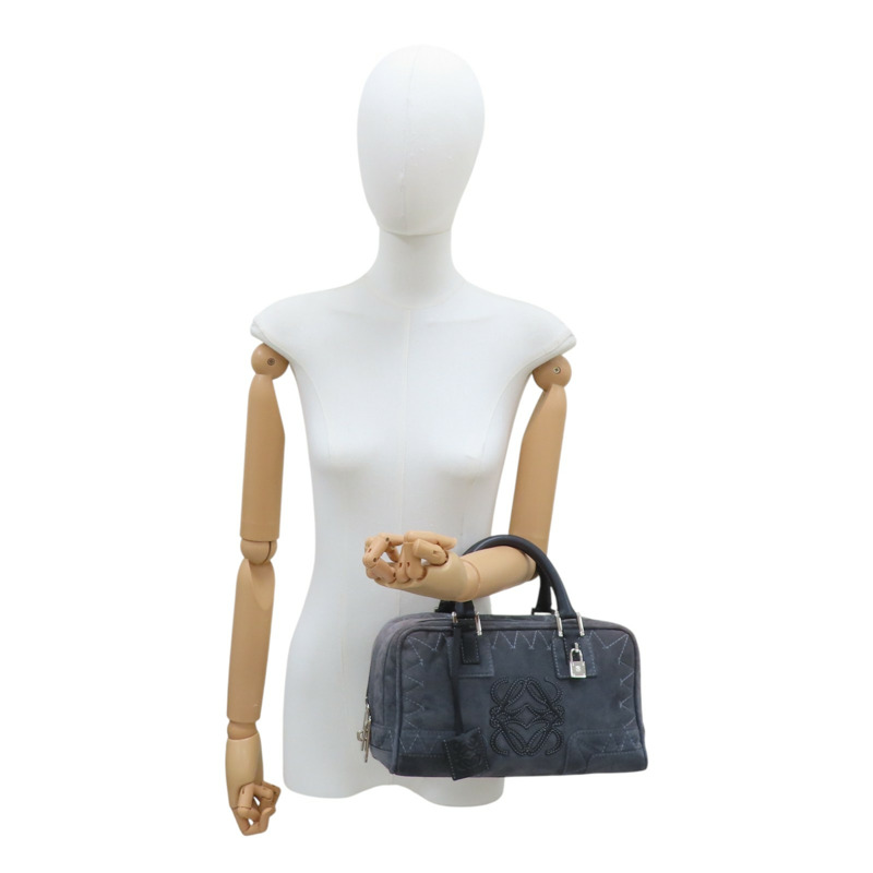灰色 牛皮 Amazona 28 手提包 270606【LOEWE 羅威】 270606-14