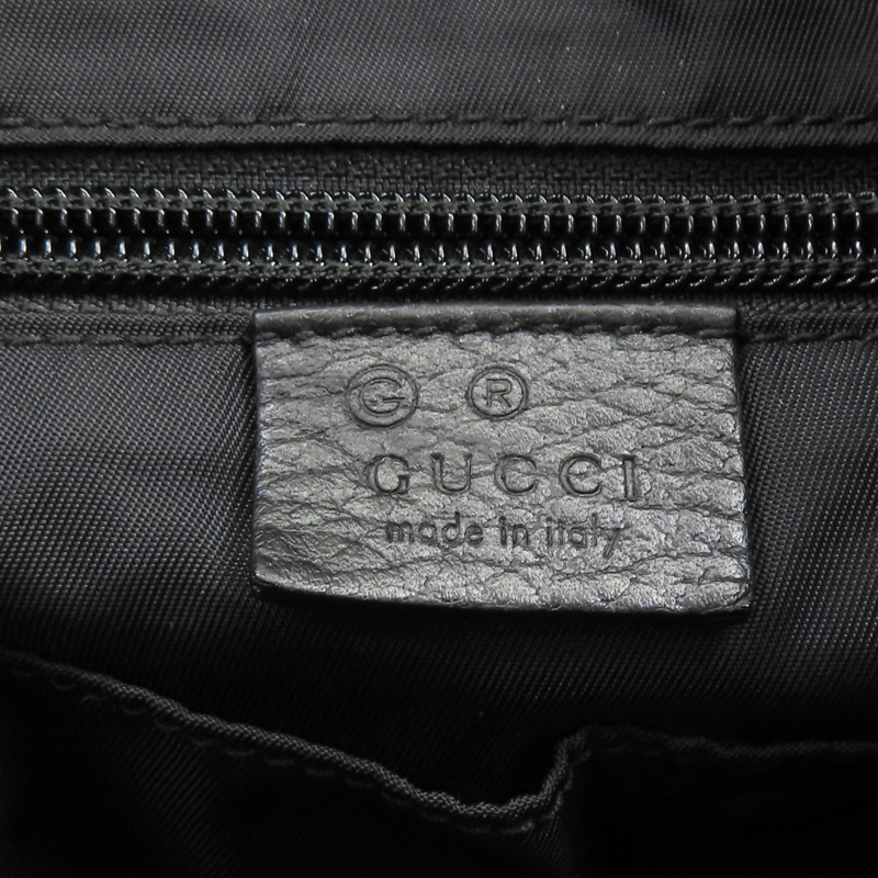 黑色 GG尼龍 後背包 銀扣 510336【GUCCI 古馳】 510336-8