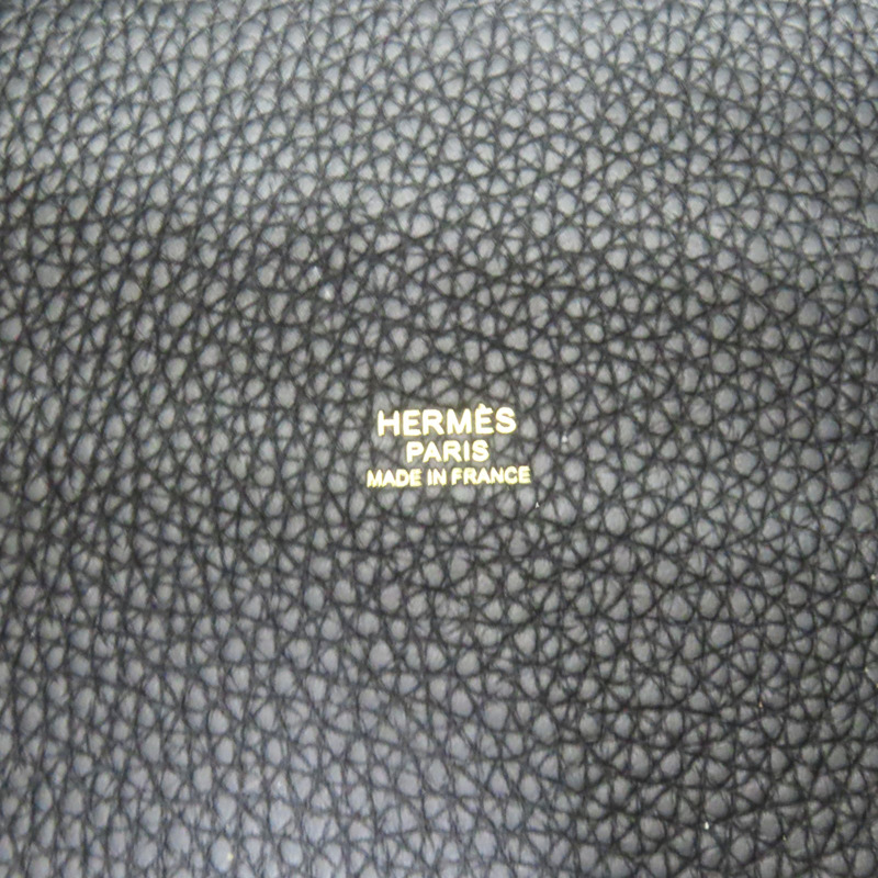 黑色 Tourillon牛皮 Picotin 18 手提包 D刻【HERMES 愛馬仕】-5