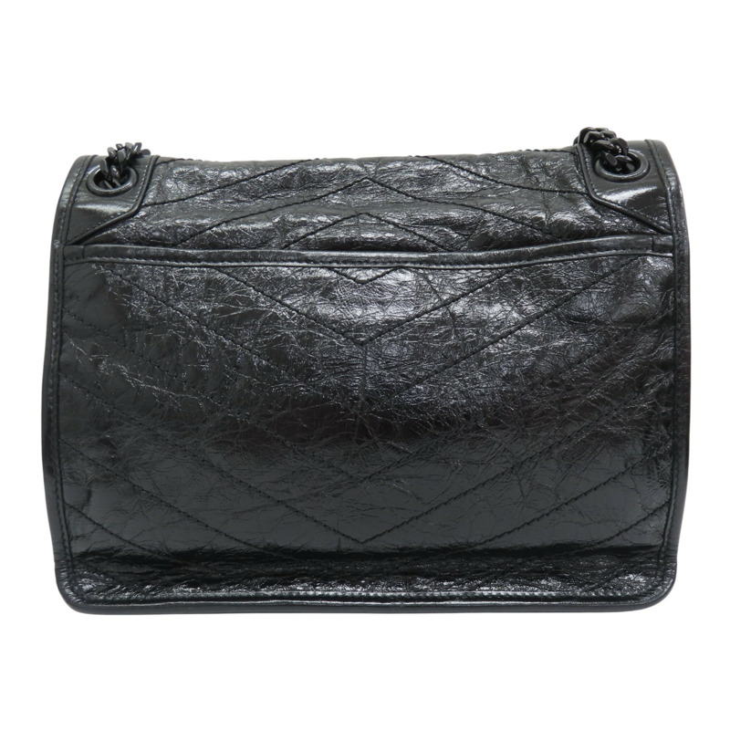 黑色 牛皮 Niki Medium 肩背包【SAINT LAURENT 聖羅蘭】 633184-1