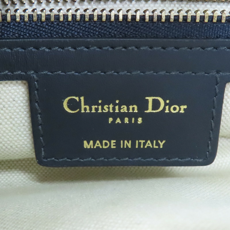 藍色 緹花帆布 Mini Saddle 馬鞍包 肩背包 M0447CTZQ【Dior 迪奧 】-6