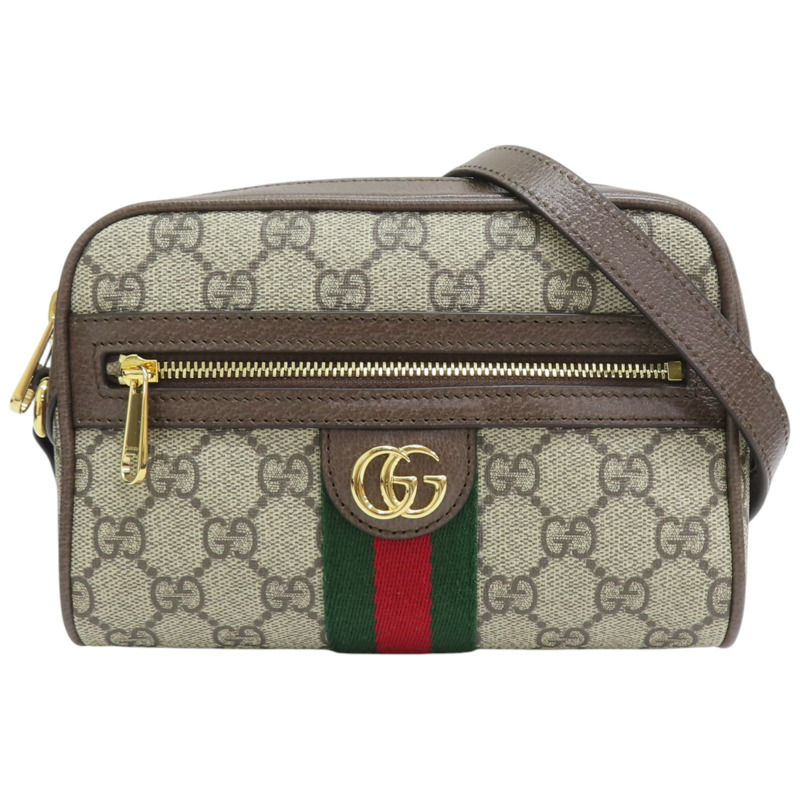 烏木色 GG Supreme帆布 Ophidia Supreme Mini 肩背包 816359【GUCCI 古馳】 816359-0