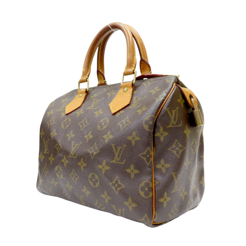 棕色 原花帆布 Speedy 25 手提包 M41109 No Key【LOUIS VUITTON 路易威登】 M41109-2