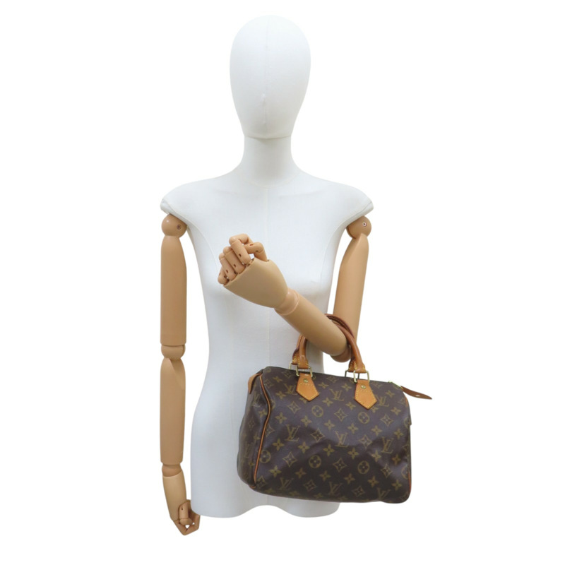 棕色 原花帆布 Speedy 25 手提包 M41109 No Key【LOUIS VUITTON 路易威登】 M41109-9
