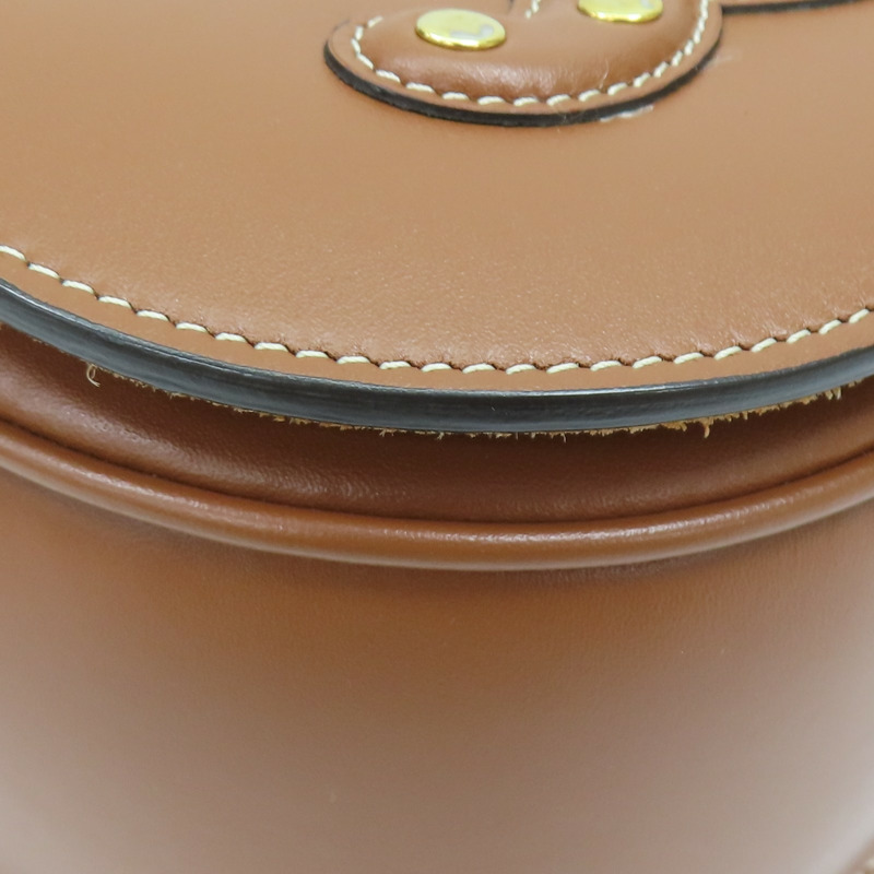 棕色牛皮 Folco cuir Triomphe 肩背包 【CELINE 賽琳】-15