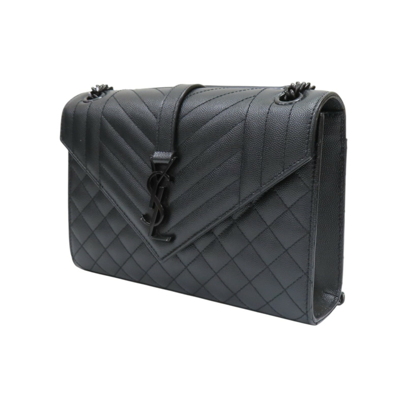 黑色 牛皮 Envelope Medium 肩背包 600185【SAINT LAURENT YSL 聖羅蘭 】 600185-2