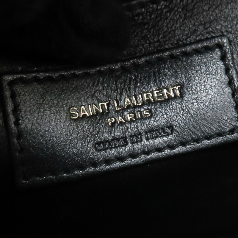 黑色 牛皮 Envelope Medium 肩背包 600185【SAINT LAURENT YSL 聖羅蘭 】 600185-10