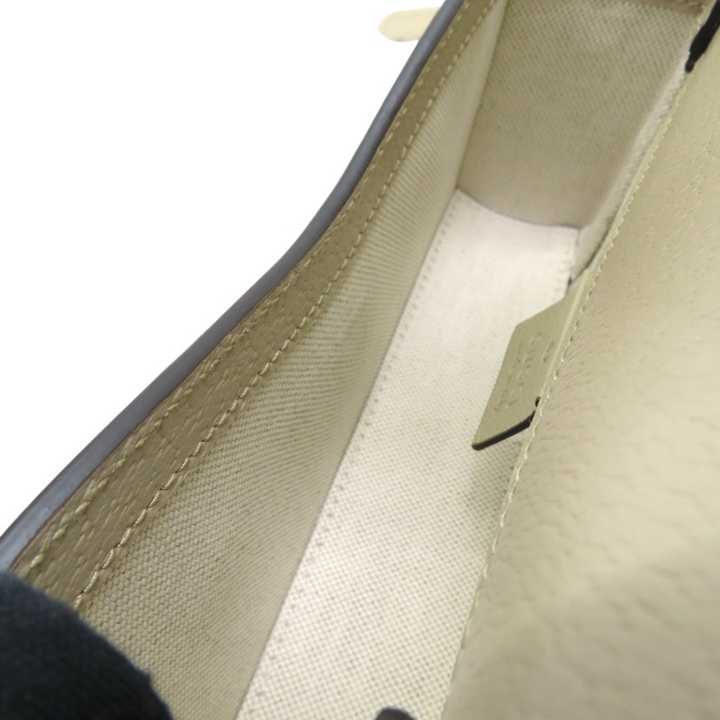 卡其色 GG Supreme帆布 1955 Horsebit 肩背包 699296【GUCCI 古馳】 699296-5