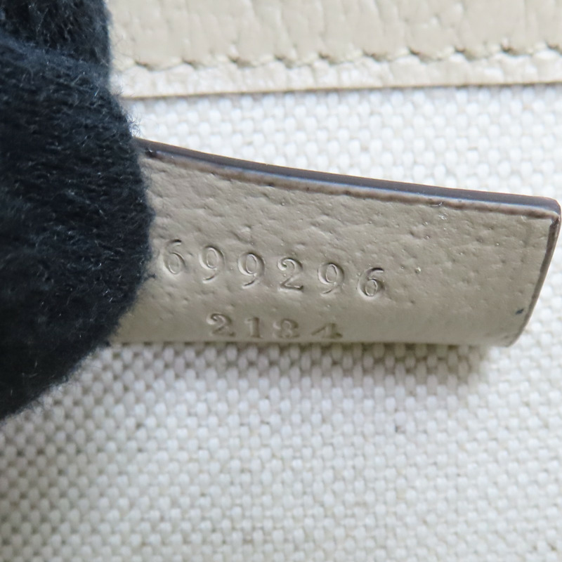卡其色 GG Supreme帆布 1955 Horsebit 肩背包 699296【GUCCI 古馳】 699296-7