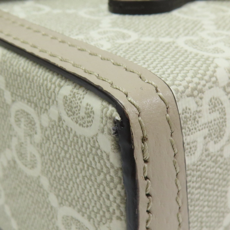 卡其色 GG Supreme帆布 1955 Horsebit 肩背包 699296【GUCCI 古馳】 699296-13