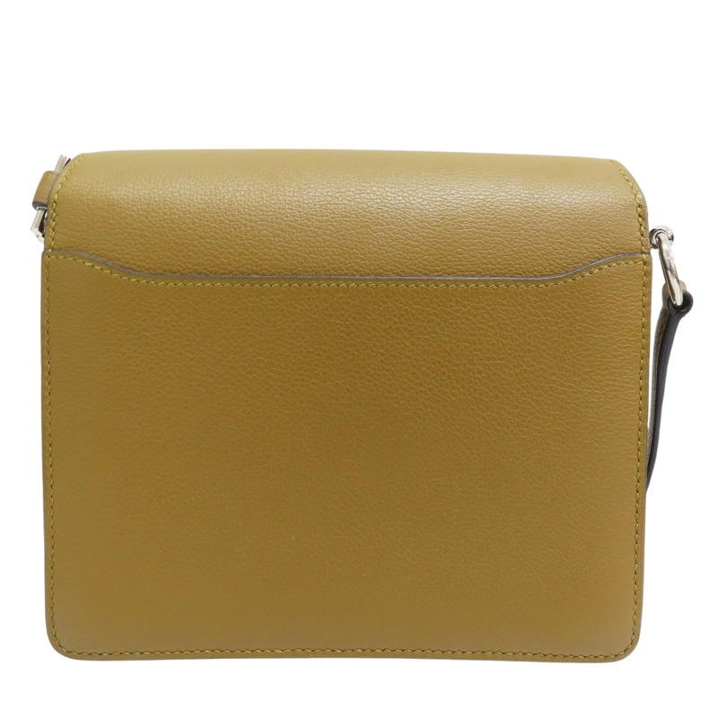 芝麻色 Evercolor牛皮 Roulis 23 肩背包 D刻 銀扣【HERMES 愛馬仕】-1