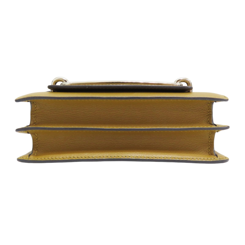 芝麻色 Evercolor牛皮 Roulis 23 肩背包 D刻 銀扣【HERMES 愛馬仕】-3