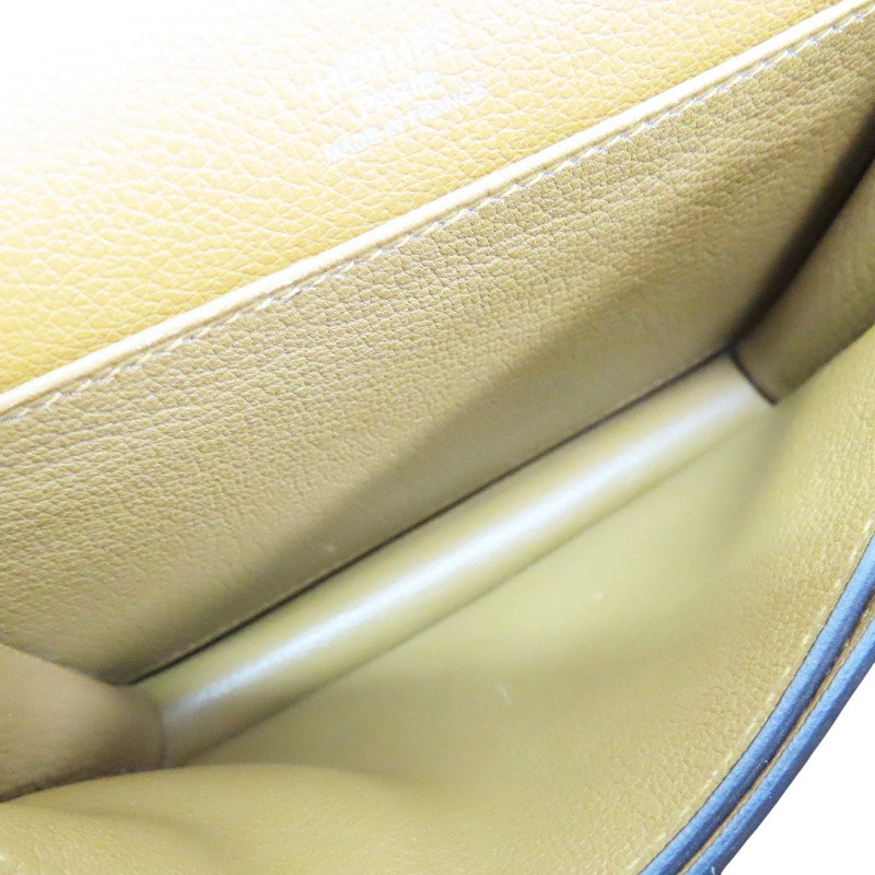 芝麻色 Evercolor牛皮 Roulis 23 肩背包 D刻 銀扣【HERMES 愛馬仕】-4