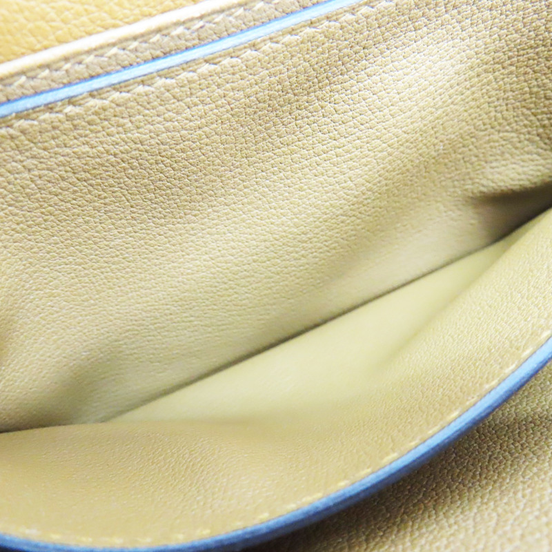 芝麻色 Evercolor牛皮 Roulis 23 肩背包 D刻 銀扣【HERMES 愛馬仕】-6