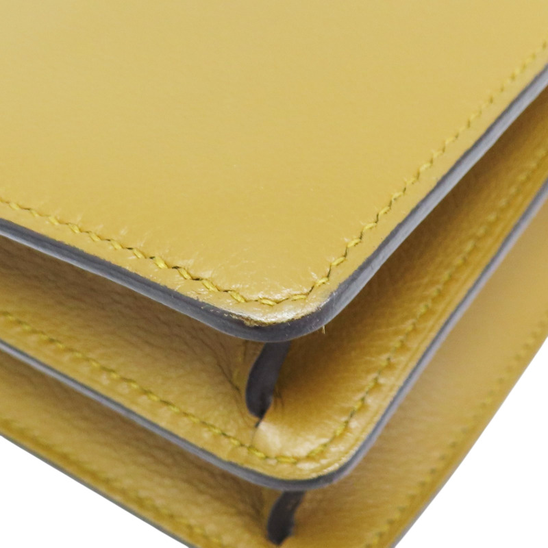 芝麻色 Evercolor牛皮 Roulis 23 肩背包 D刻 銀扣【HERMES 愛馬仕】-12