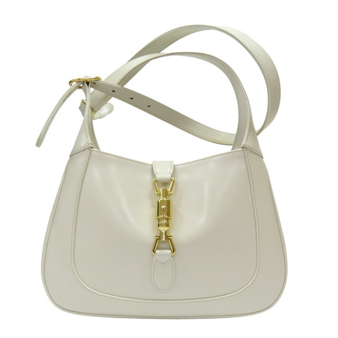 白色牛皮 Jackie 1961 肩背包 686709【GUCCI 古馳】 686709