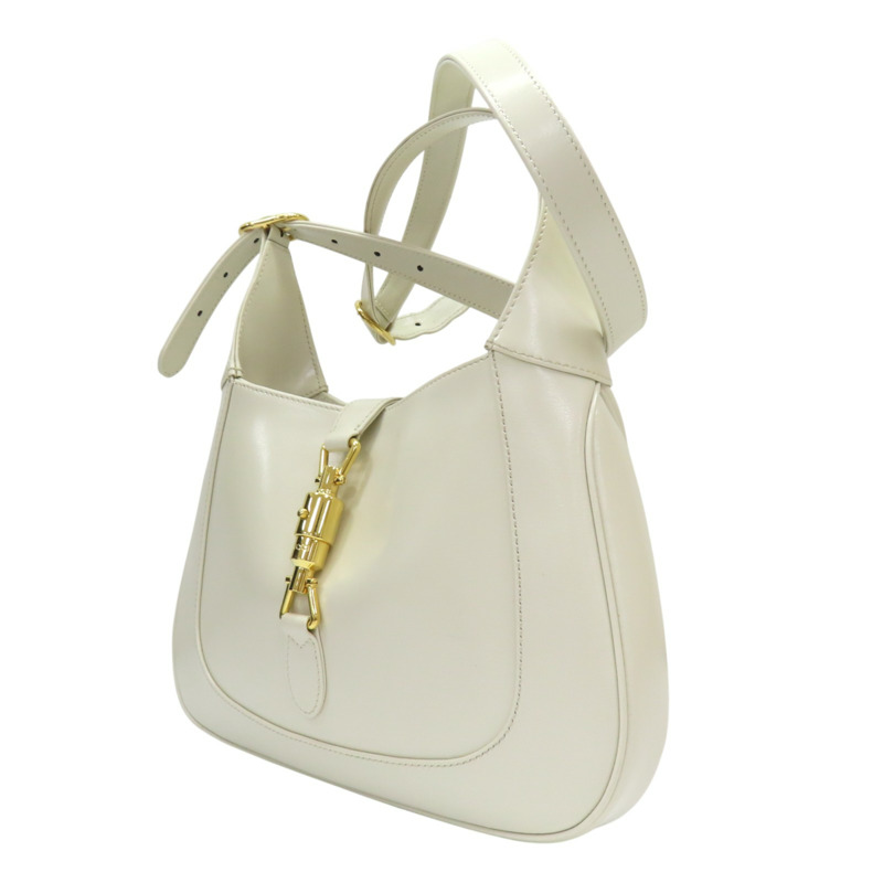 白色牛皮 Jackie 1961 肩背包 686709【GUCCI 古馳】 686709-2
