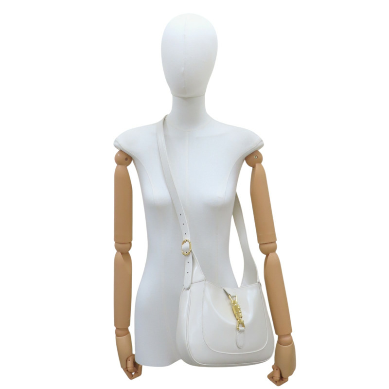 白色牛皮 Jackie 1961 肩背包 686709【GUCCI 古馳】 686709-9