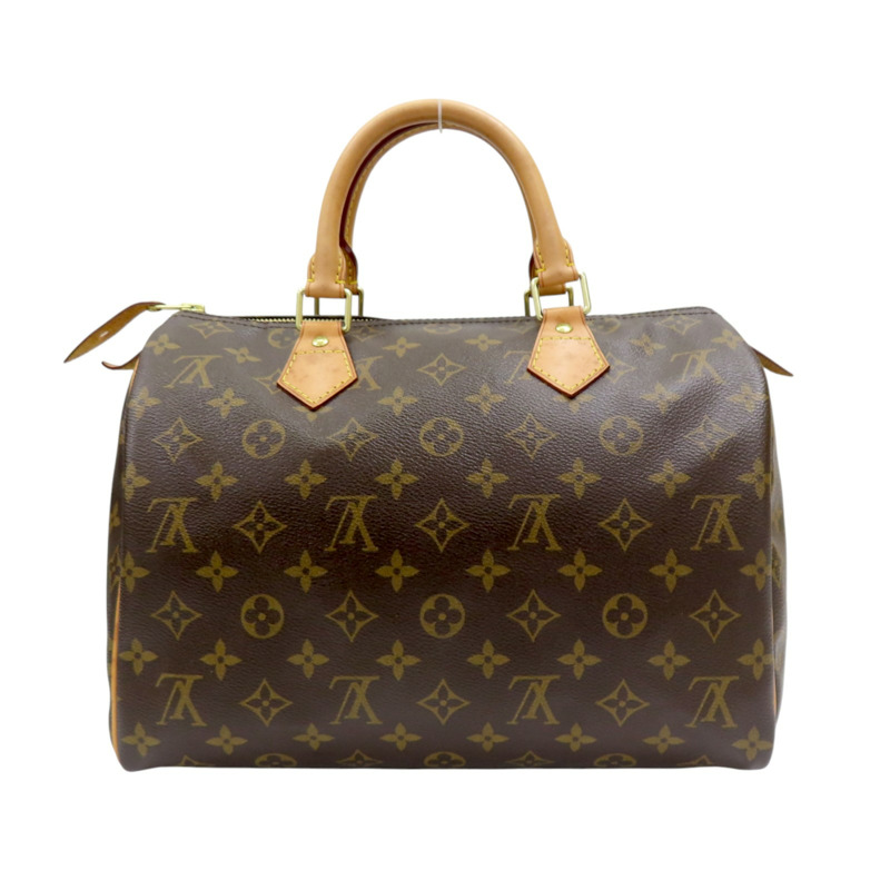 棕色 原花帆布 Speedy 30 手提包 M41526 無鑰匙【LOUIS VUITTON 路易威登】 M41526-1
