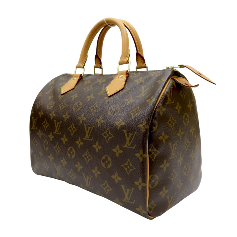 棕色 原花帆布 Speedy 30 手提包 M41526 無鑰匙【LOUIS VUITTON 路易威登】 M41526-2