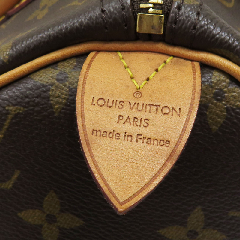棕色 原花帆布 Speedy 30 手提包 M41526 無鑰匙【LOUIS VUITTON 路易威登】 M41526-6