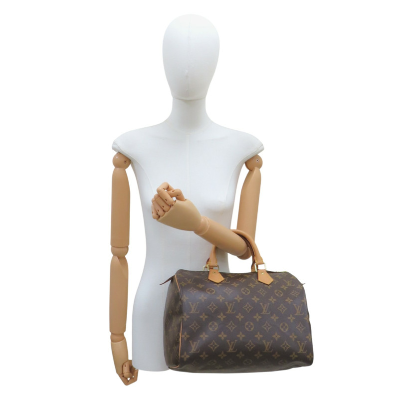 棕色 原花帆布 Speedy 30 手提包 M41526 無鑰匙【LOUIS VUITTON 路易威登】 M41526-9