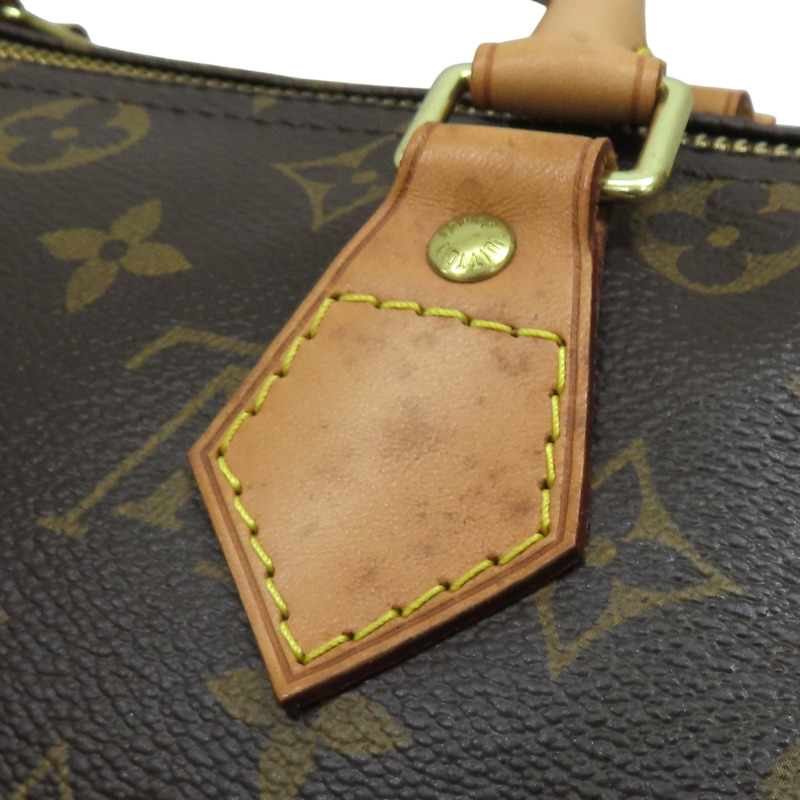 棕色 原花帆布 Speedy 30 手提包 M41526 無鑰匙【LOUIS VUITTON 路易威登】 M41526-16
