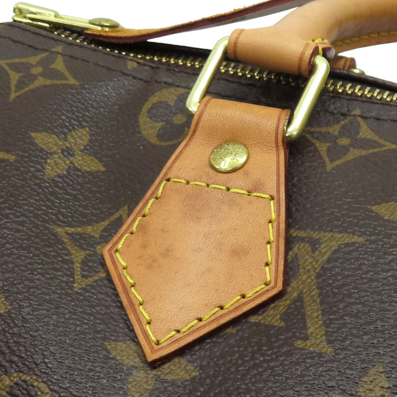 棕色 原花帆布 Speedy 30 手提包 M41526 無鑰匙【LOUIS VUITTON 路易威登】 M41526-17