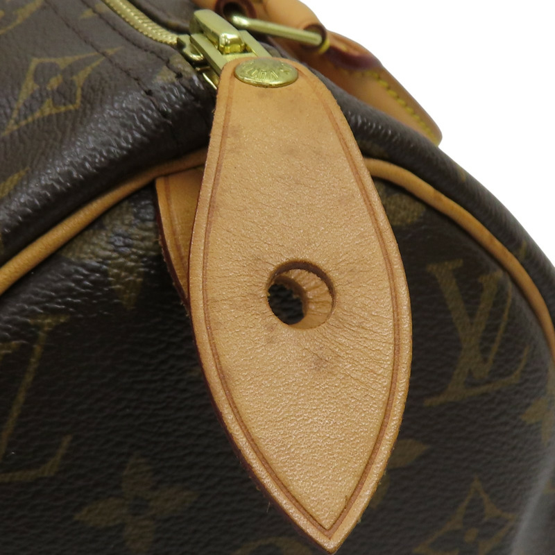 棕色 原花帆布 Speedy 30 手提包 M41526 無鑰匙【LOUIS VUITTON 路易威登】 M41526-18