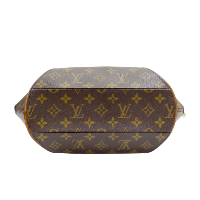 棕色 原花帆布 Ellipse MM 手提包 金扣 51128【LOUIS VUITTON 路易威登】 M51128-3
