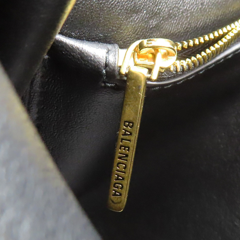 黑色牛皮 Bel Air Medium 肩背包 金扣 805481【BALENCIAGA 巴黎世家】-17