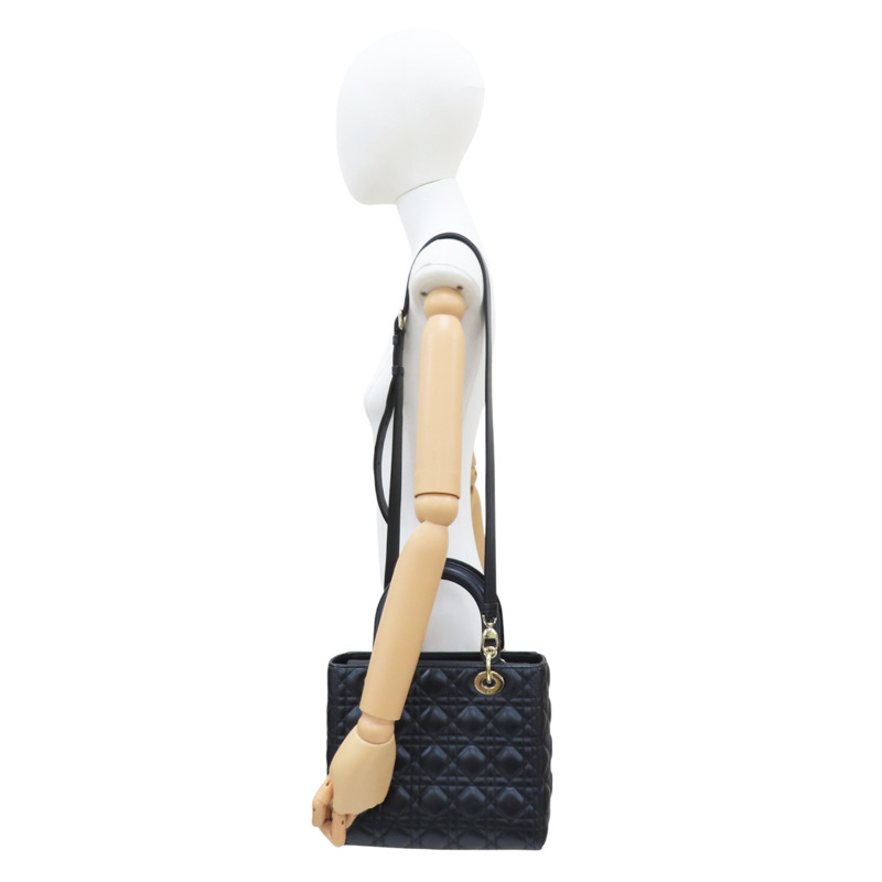 黑色 羊皮 LADY DIOR 两用包【Dior 迪奧】-7