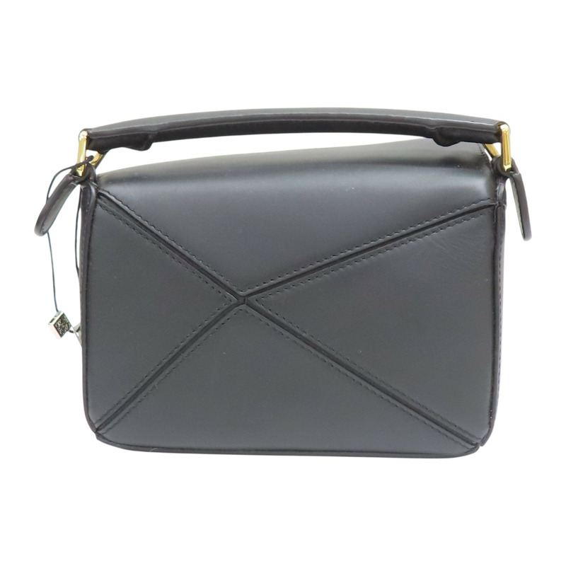 黑色 牛皮 puzzle bag mini 吉卜力 肩背包 A510U95X64【LOEWE 羅威】-1