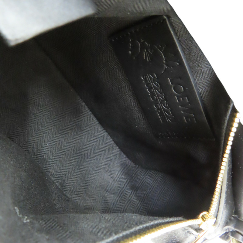 黑色 牛皮 puzzle bag mini 吉卜力 肩背包 A510U95X64【LOEWE 羅威】-4