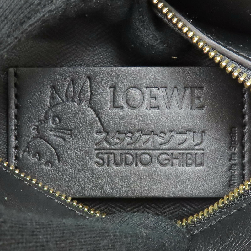 黑色 牛皮 puzzle bag mini 吉卜力 肩背包 A510U95X64【LOEWE 羅威】-5