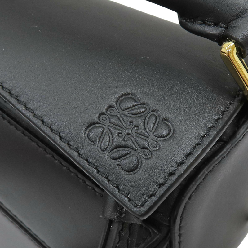 黑色 牛皮 puzzle bag mini 吉卜力 肩背包 A510U95X64【LOEWE 羅威】-7