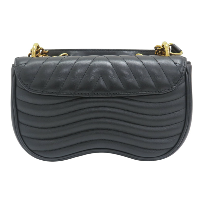 黑色 牛皮 山形紋New Wave PM 肩背包 M51683【LOUIS VUITTON LV 路易威登】 M51683-1