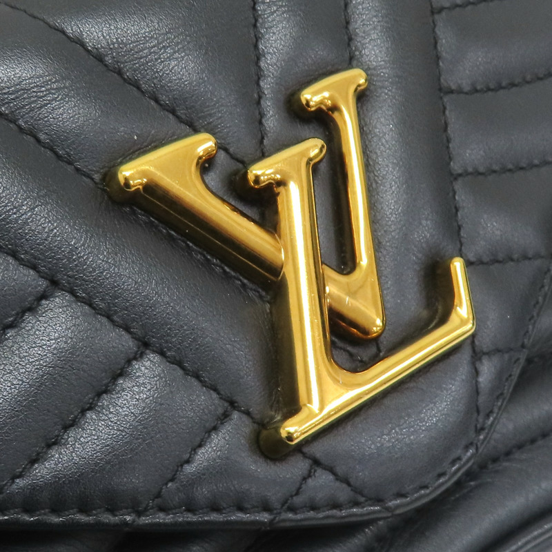 黑色 牛皮 山形紋New Wave PM 肩背包 M51683【LOUIS VUITTON LV 路易威登】 M51683-7