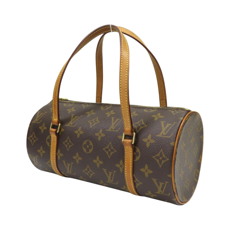 棕色 原花帆布 Papillon 26 手提包 M51386【LOUIS VUITTON LV 路易威登】 M51386-2