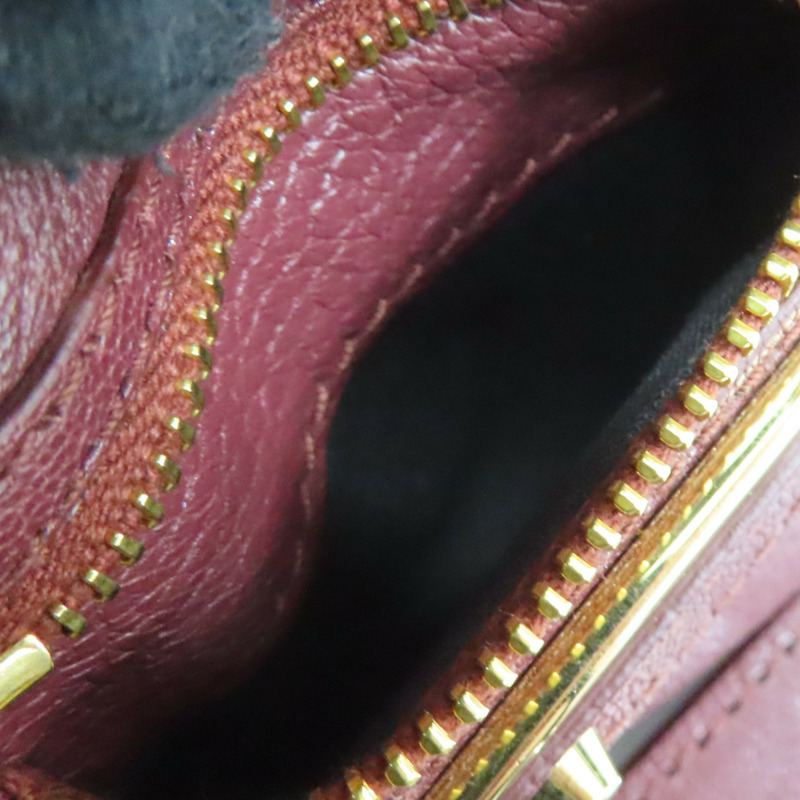 酒紅色羊皮 Nano City 兩用包 505982 [Balenciaga 巴黎世家] 505982-6