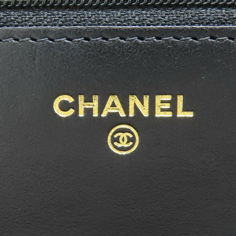黑色 牛皮 荔枝紋 Boy Woc 肩背包 AP1117【CHANEL 香奈兒】 AP1117-8