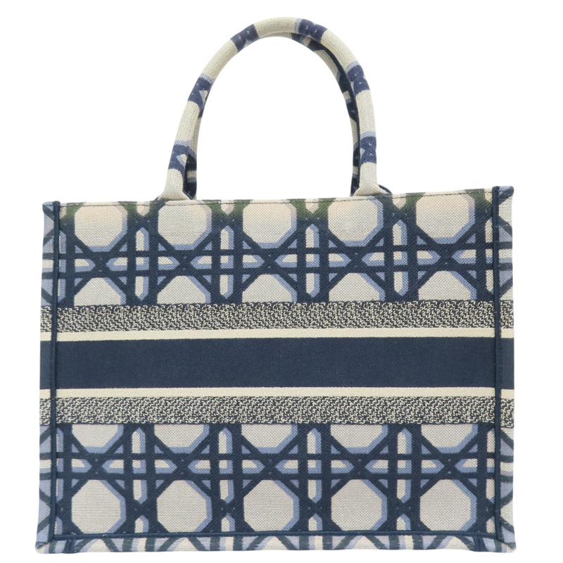 藍色 帆布 Book Tote MM 手提包【Dior 迪奧】 M1296-1