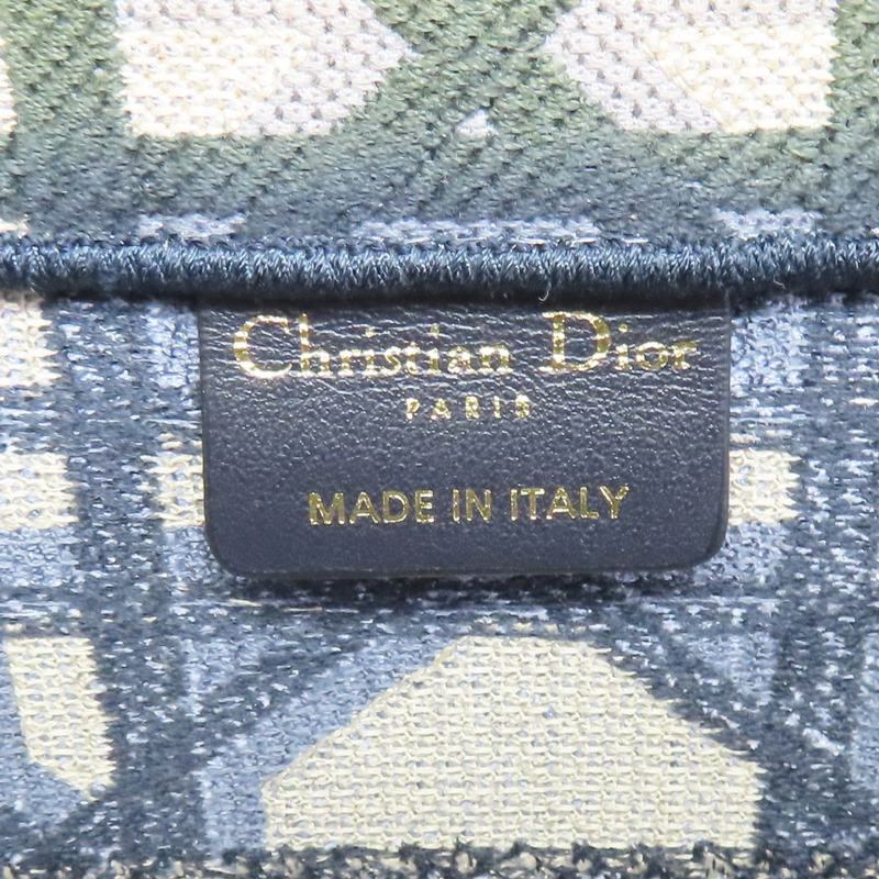 藍色 帆布 Book Tote MM 手提包【Dior 迪奧】 M1296-5