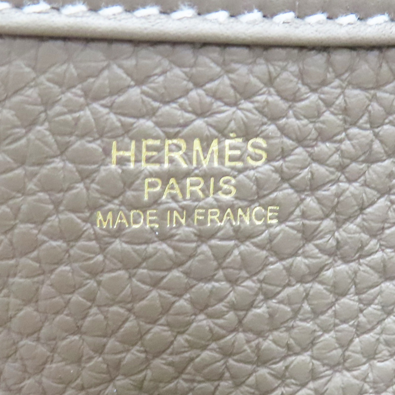 大象灰 TC牛皮 Evelyne 29 肩背包 W刻【HERMES 愛馬仕】-6