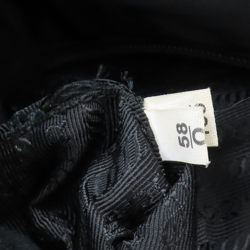 黑色尼龍 郵差包 肩背包 銀扣【PRADA 普拉達】 VA0793-9