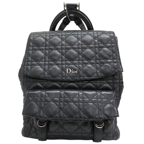 黑色 羊皮 後背包【Dior 迪奧】 M1502PVQN