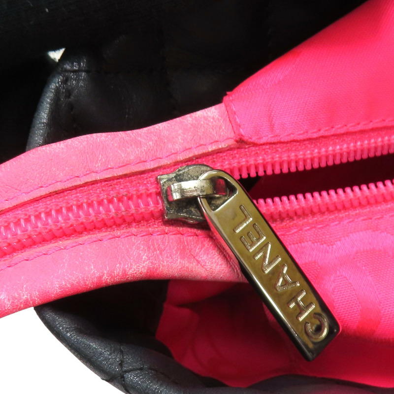 黑色 牛皮 Cambon Ligne tote 手提包 A25167 (無卡)【CHANEL 香奈兒】 A25167-17