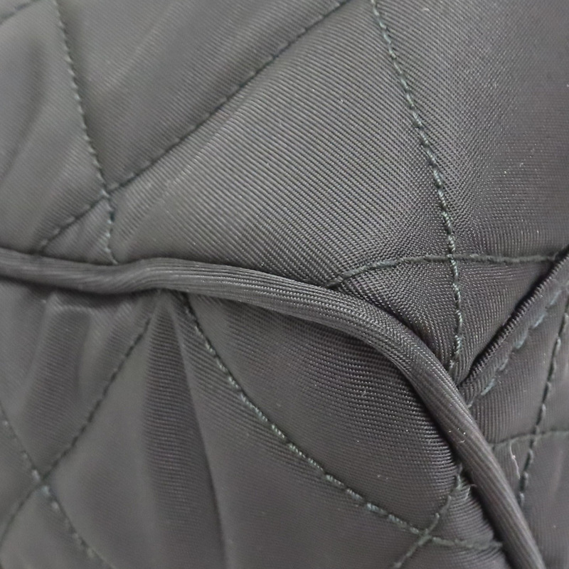 黑色 尼龍帆布 肩背包【PRADA 普拉達】-8